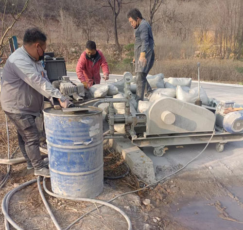 揭西路面下沉注浆